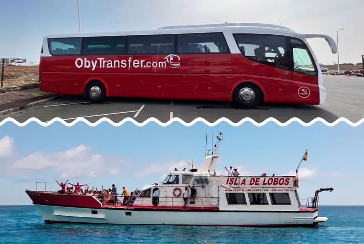 Trajekt na Isla de Lobos, Fuerteventura