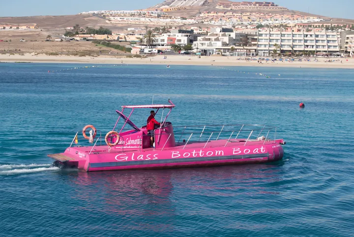 Stiklo dugno valtis Fuerteventura