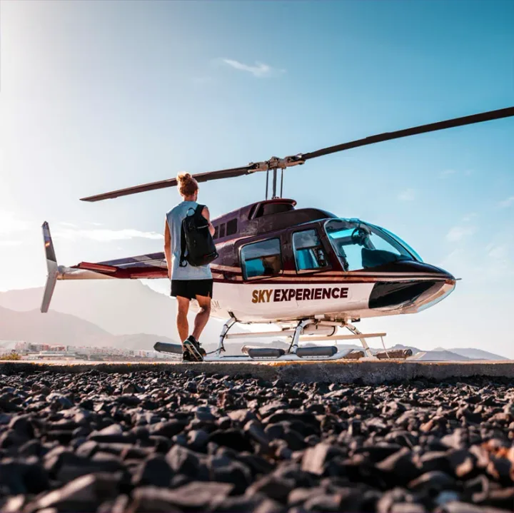 Helikoptertur på Tenerife