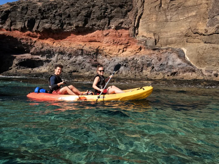 Kajakki + snorklaus Papagayo Lanzarote