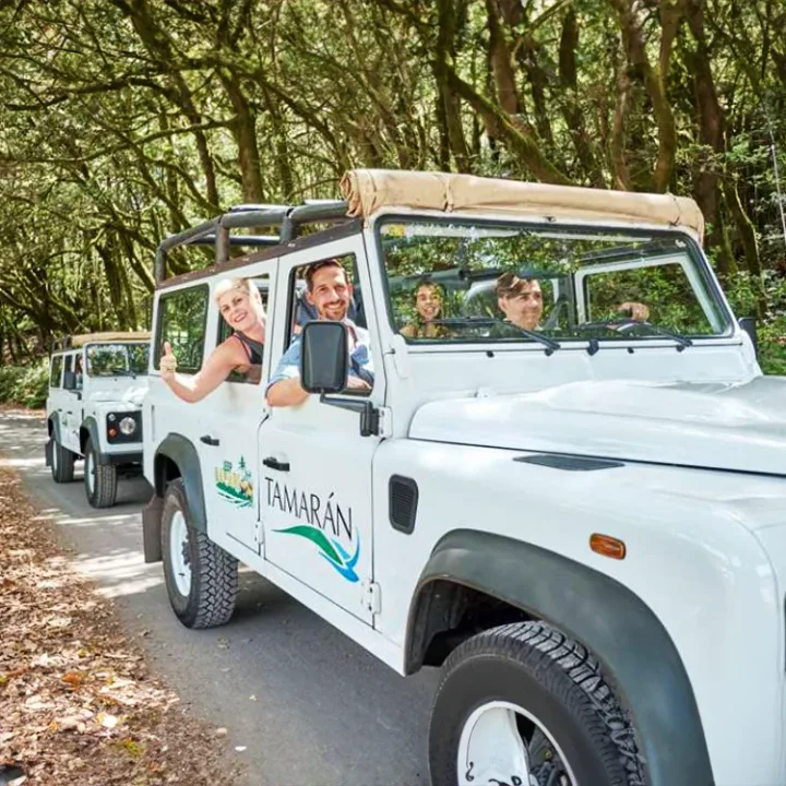 Jeep safari, La Gomera, Z Teneryfy, Park Garajonay