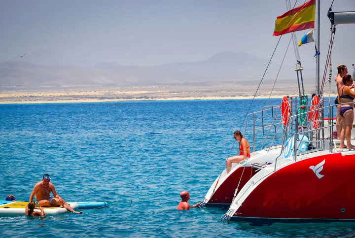 Oby Freebird Fuerteventura, Catamarã até Isla de Lobos, 4 Horas com Almoço