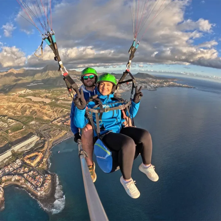 Tandem paraglidning Tenerife