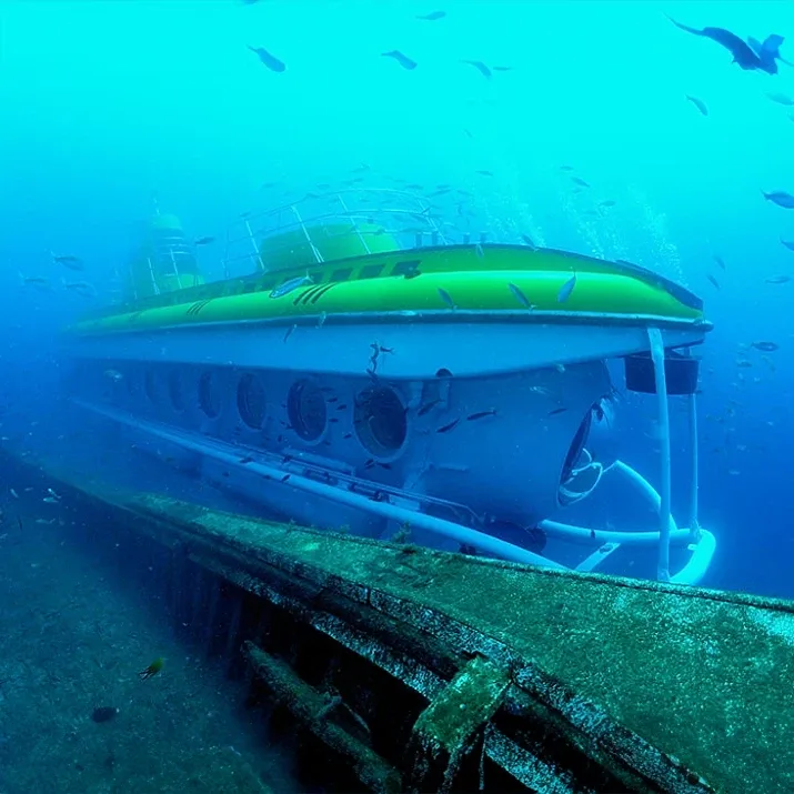 Submarine Safari Тенеріфе, Тур на жовтому підводному човні