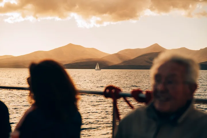 Katamarán za soumraku Lanzarote