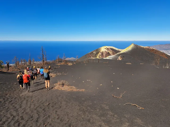 Залез Tajogaite поход La Palma