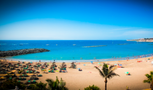 Pláž na Tenerife, los cristianos, playa de las americas, surfovanie, Pláže na Tenerife