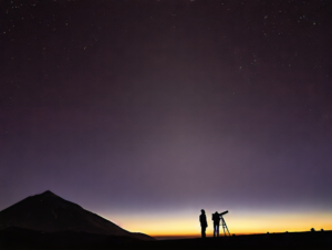 Osservazione delle stelle nel Parco Nazionale del Teide sotto un cielo incontaminato