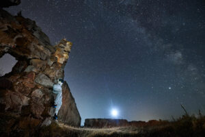 Observarea stelelor în Parcul Național Teide sub cerul curat