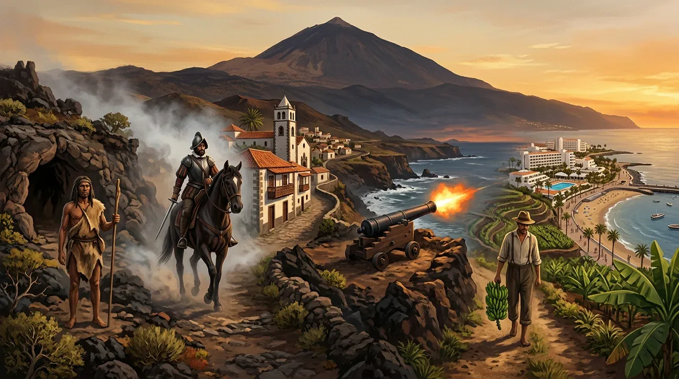 Teneriffan historia: Guancheista nykypäivään asti Teneriffan historia: Guancheista nykypäivään asti