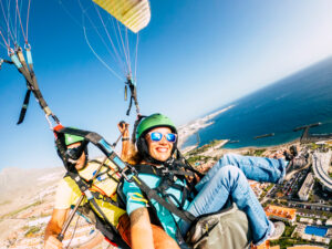  zip lines siklóernyőzés tenerife déli kaland tenerifén