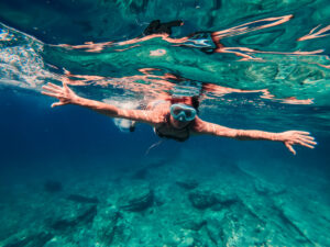 Nardymas su vandens motociklais Safaris Snorkeling ekskursijos Tenerifėje