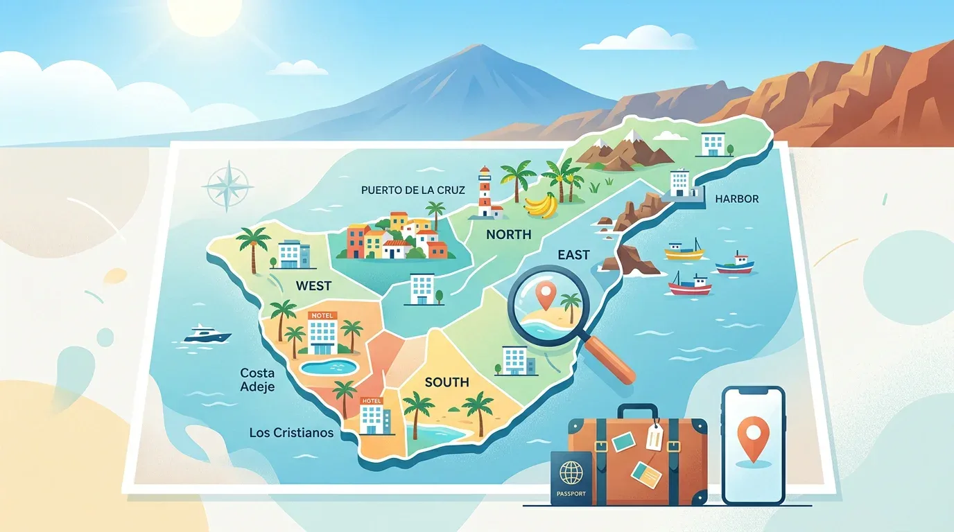 Де зупинитися на Тенеріфе: практичний путівник по районах (оновлено 2026) Де зупинитися на Тенеріфе